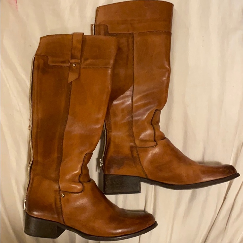 Vera Gomma- Made in Italy- brown leather boots